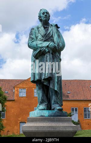 Denkmal für den dänischen Autor Hans Christian Andersen in Odense Stockfoto