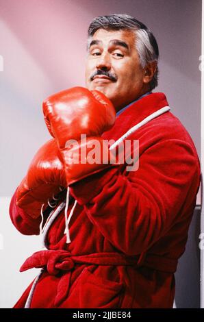 Der deutsche Schauspieler Mario Adorf // ARD-Sendung Mensch Meier // ARD Studios // 10.07.1986 Stockfoto