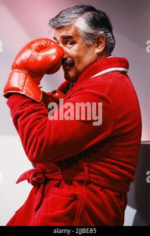 Der deutsche Schauspieler Mario Adorf // ARD-Sendung Mensch Meier // ARD Studios // 10.07.1986 Stockfoto