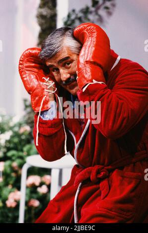 Der deutsche Schauspieler Mario Adorf // ARD-Sendung Mensch Meier // ARD Studios // 10.07.1986 Stockfoto