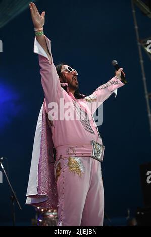 Elvana beim Tramlines Festival , Großbritannien , 24.07.2022 Stockfoto