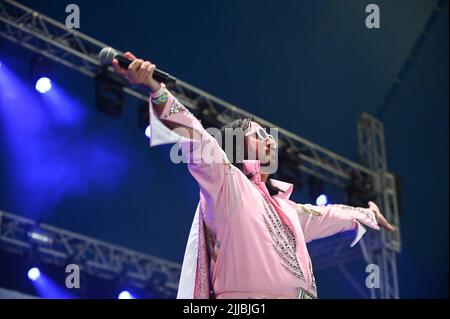 Elvana beim Tramlines Festival , Großbritannien , 24.07.2022 Stockfoto