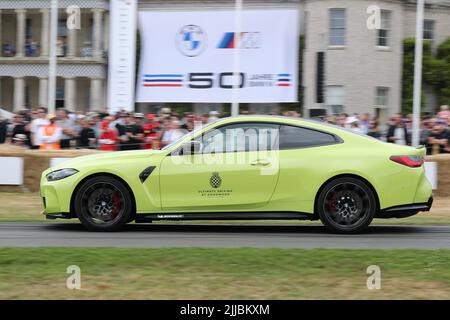 BMW Coupe beim Festival of Speed 2022 in Goodwood, Sussex, Großbritannien Stockfoto