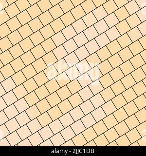 Abstrakt quadratisch bunte Palette Backstein Wand Textur Hintergrund mit geometrischen dekorative Illustration von Offset Quads Raster Muster Kunst Hintergrund Stockfoto