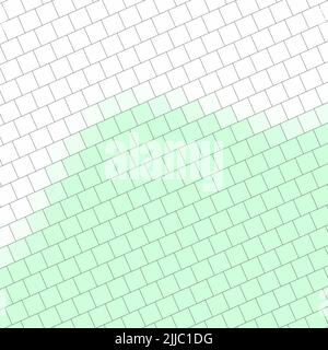 Abstrakt quadratisch bunte Palette Backstein Wand Textur Hintergrund mit geometrischen dekorative Illustration von Offset Quads Raster Muster Kunst Hintergrund Stockfoto