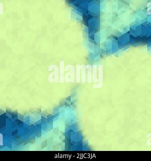 Abstrakte dekorative Illustration von Hexagon und dreieckigen Grid-Form Mosaik-Muster mit bunten geometrischen Hintergrund für Tapeten Stockfoto