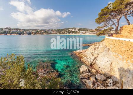 Sant Feliu de Guíxols, Costa Brava, Girona, Spanien Stockfoto