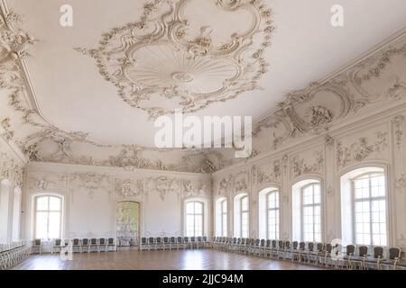 Rundale Palace Lettland, ein restaurierter Barockpalast aus dem 18.. Jahrhundert, innen, Stockfoto