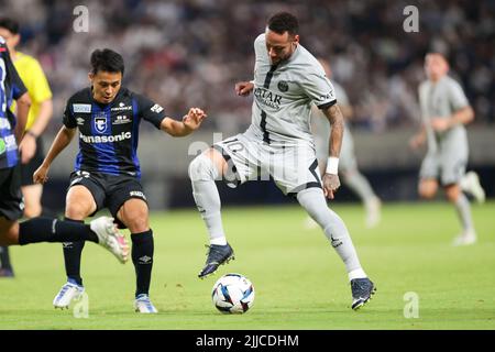 Osaka, Japan. 25.. Juli 2022. Neymar (PSG) Fußball: PSG Japan Tour 2022 Spiel zwischen Paris Saint-Germain und Gamba Osaka im Panasonic Stadium Suita in Osaka, Japan. Quelle: AFLO SPORT/Alamy Live News Stockfoto