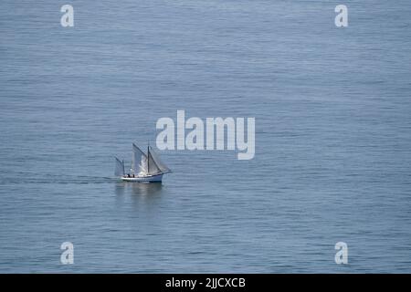 Altes Schiff - Cap de la Hève - Sainte-Adresse - seine Maritime - Normandie - Frankreich Stockfoto