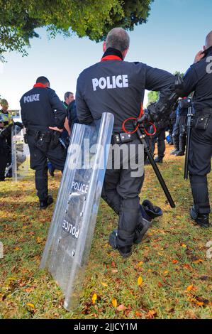 Die Polizei von Western Australia (WAPOL) ist in Aktion Stockfoto