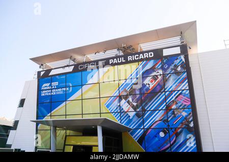 Le Castellet, Frankreich. 20.. Juli 2022. F1 Paddock, F1 Grand Prix von Frankreich auf dem Circuit Paul Ricard am 20. Juli 2022 in Le Castellet, Frankreich. (Foto von HIGH TWO) Quelle: dpa/Alamy Live News Stockfoto