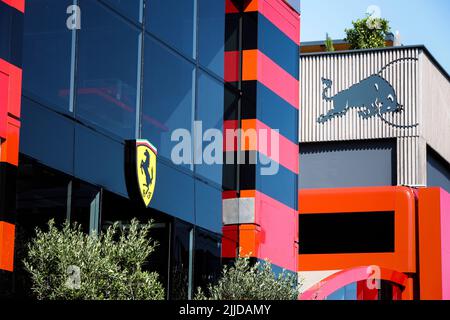 Le Castellet, Frankreich. 20.. Juli 2022. F1 Paddock, F1 Grand Prix von Frankreich auf dem Circuit Paul Ricard am 20. Juli 2022 in Le Castellet, Frankreich. (Foto von HIGH TWO) Quelle: dpa/Alamy Live News Stockfoto