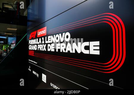 Le Castellet, Frankreich. 20.. Juli 2022. F1 Paddock, F1 Grand Prix von Frankreich auf dem Circuit Paul Ricard am 20. Juli 2022 in Le Castellet, Frankreich. (Foto von HIGH TWO) Quelle: dpa/Alamy Live News Stockfoto