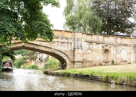 Vereinigtes Königreich Kanalnetz vom Grand Union Canal Stockfoto