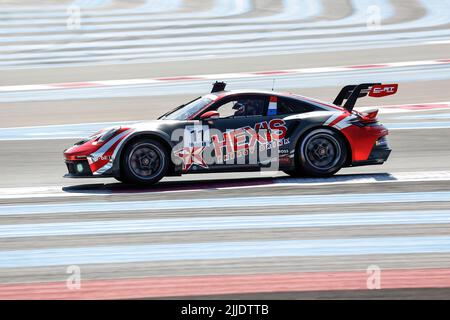 Le Castellet, Frankreich. 22.. Juli 2022. #11 Clement Mateu (F, CLRT), Porsche Mobil 1 Supercup auf dem Circuit Paul Ricard am 22. Juli 2022 in Le Castellet, Frankreich. (Foto von HIGH TWO) Quelle: dpa/Alamy Live News Stockfoto