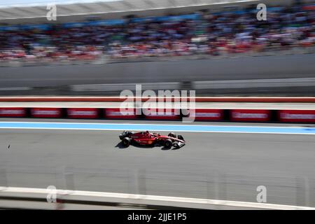 Le Castellet, Frankreich. 23.. Juli 2022. 23. Juli 2022, Circuit Paul Ricard, Le Castellet, FORMULA 1 LENOVO GRAND PRIX DE FRANCE 2022, im Bild Charles Leclerc (MCO), Scuderia Ferrari Credit: dpa/Alamy Live News Stockfoto