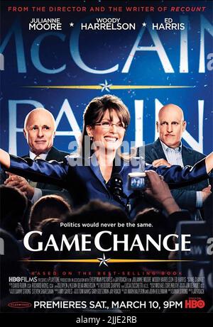ED Harris, Julianne Moore, Woody Harrelson, Plakat, Spiel ändern, 2012 Stockfoto