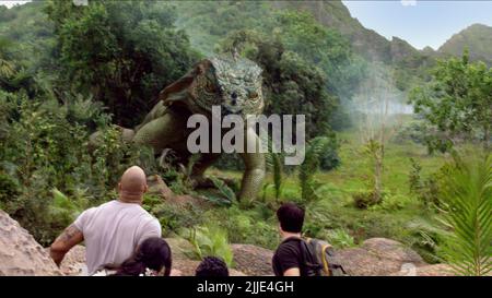 DWAYNE JOHNSON, Josh Hutcherson, Reise 2: Die geheimnisvolle Insel, 2012 Stockfoto