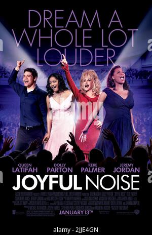 JEREMY JORDAN, KEKE PALMER, Dolly Parton, Queen Latifah, Plakat, JAUCHZEN, 2012 Stockfoto