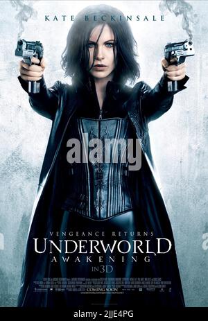 KATE BECKINSALE POSTER, UNDERWORLD: AWAKENING, 2012 Stockfoto