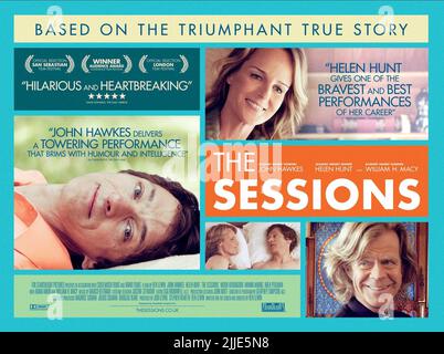 JOHN HAWKES, Helen Hunt, William H.MACY, Plakat, die Sessions, 2012 Stockfoto