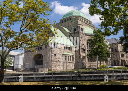 Haus der jüdischen Kultur in Essen an einem strahlenden Sommertag Stockfoto