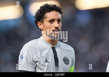 Osaka, Japan. 25.. Juli 2022. Marquinhos (PSG) Fußball: PSG Japan Tour 2022 Spiel zwischen Paris Saint-Germain und Gamba Osaka im Panasonic Stadium Suita in Osaka, Japan. Quelle: AFLO SPORT/Alamy Live News Stockfoto