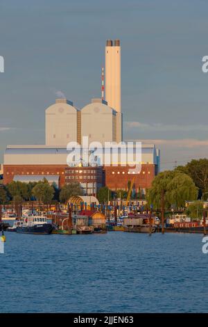 Kraftwerk Tiefstack, Deutschland, Hamburg Stockfoto