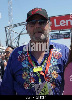 24.07.2022, Circuit Paul Ricard, Le Castellet, FORMULA 1 LENOVO GRAND PRIX DE FRANCE 2022 , im Bild der französische Schauspieler Jean Reno. Stockfoto