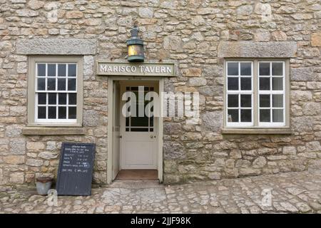 Marisco Tavern auf Lundy Island, Großbritannien Stockfoto
