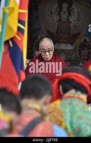 Der Dalai Lama von Tibet aus dem Jahr 14. Stockfoto