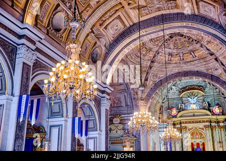 St. Joseph Pfarrkirche in Baguio, Philippinen. Stockfoto