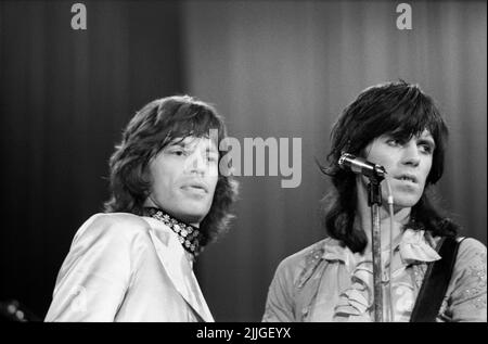 Rolling Stones Konzert im Palais des Sports in Paris, 1970 Stockfoto