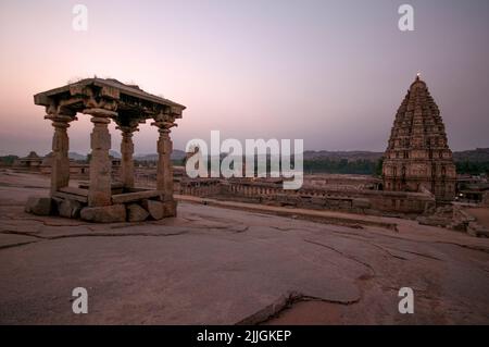 Virupaksha temple Hampi Stockfoto