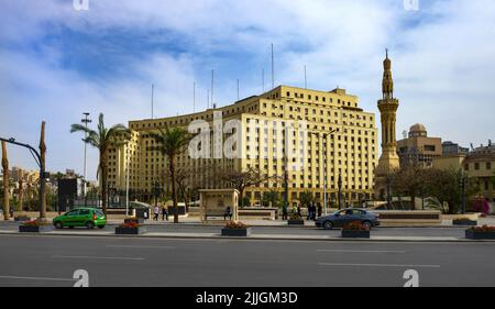 Mogamma-Gebäude in Kairo am Tahrir-Platz Stockfoto