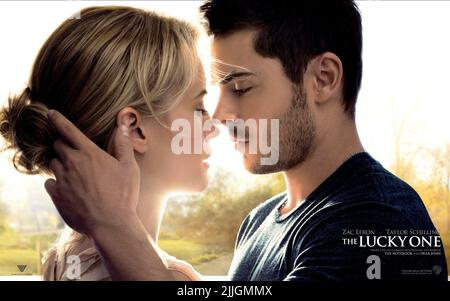 TAYLOR SCHILLING, Zac Efron, Plakat, das GLÜCKLICHE, 2012 Stockfoto