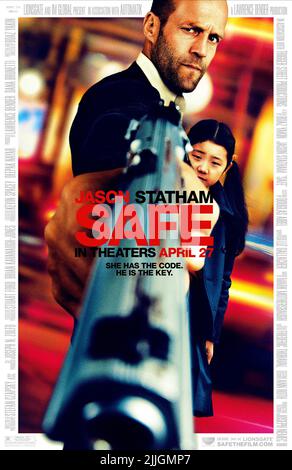 JASON STATHAM, CATHERINE CHAN, SAFE, 2012 Stockfoto