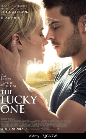 TAYLOR SCHILLING, Zac Efron, Plakat, das GLÜCKLICHE, 2012 Stockfoto