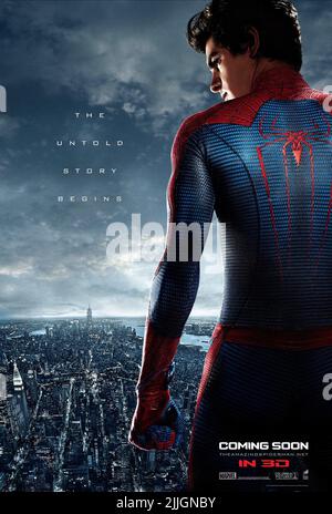 ANDREW GARFIELD POSTER, DIE AMAZING SPIDER-MAN, 2012 Stockfoto