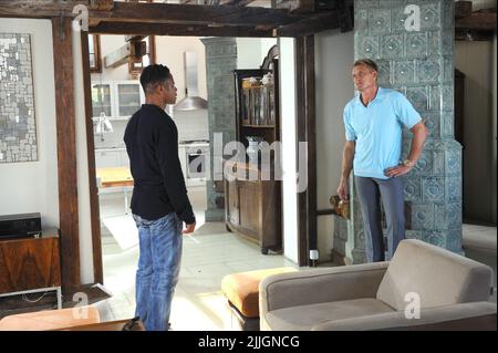 CUBA Gooding jr., Dolph Lundgren, EINER IN DER KAMMER, 2012 Stockfoto