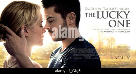 TAYLOR SCHILLING, Zac Efron, Plakat, das GLÜCKLICHE, 2012 Stockfoto