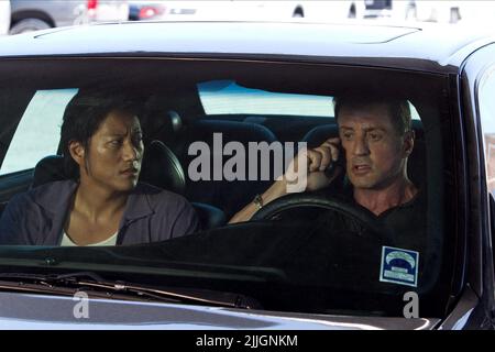 SUNG KANG, Sylvester Stallone, Kugel in den Kopf, 2012 Stockfoto