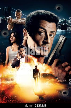 JASON MOMOA, SARAH SHAHI, SANG KANG, SYLVESTER STALLONE, BULLET TO THE HEAD, 2012 Stockfoto