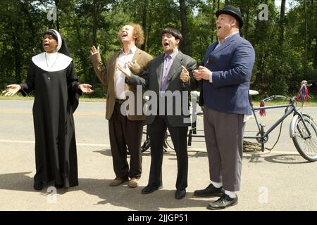 JENNIFER HUDSON, Sean Hayes, Chris Diamantopoulos, Sasso, die drei Stooges, 2012 Stockfoto