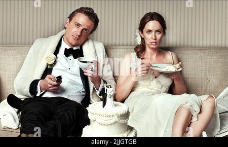 JASON SEGEL, Emily Blunt, der 5-jährigen Engagement, 2012 Stockfoto