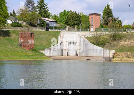 Spina See in Pralormo im Piemont Stockfoto