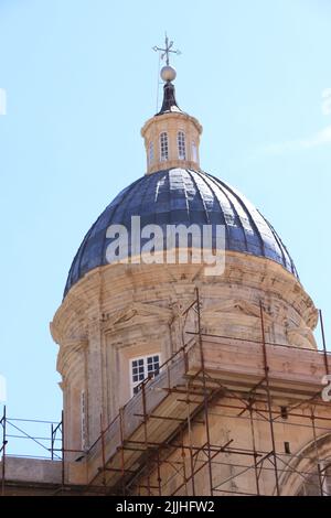 Blick auf die Altstadt von Dubrovnik Stockfoto