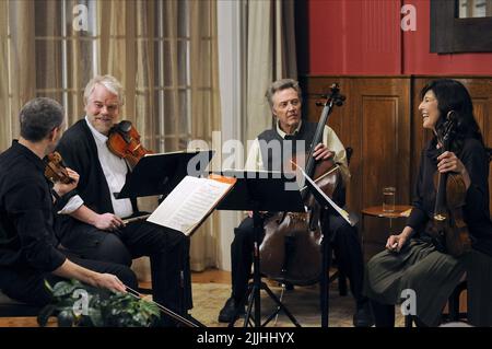 MARK IVANIR, Philip Seymour Hoffman, Christopher Walken, Catherine Keener, EINER SPÄTEN QUARTETT, 2012 Stockfoto