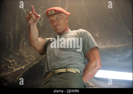 DOLPH LUNDGREN, Universal Soldier: Tag der Abrechnung, 2012 Stockfoto